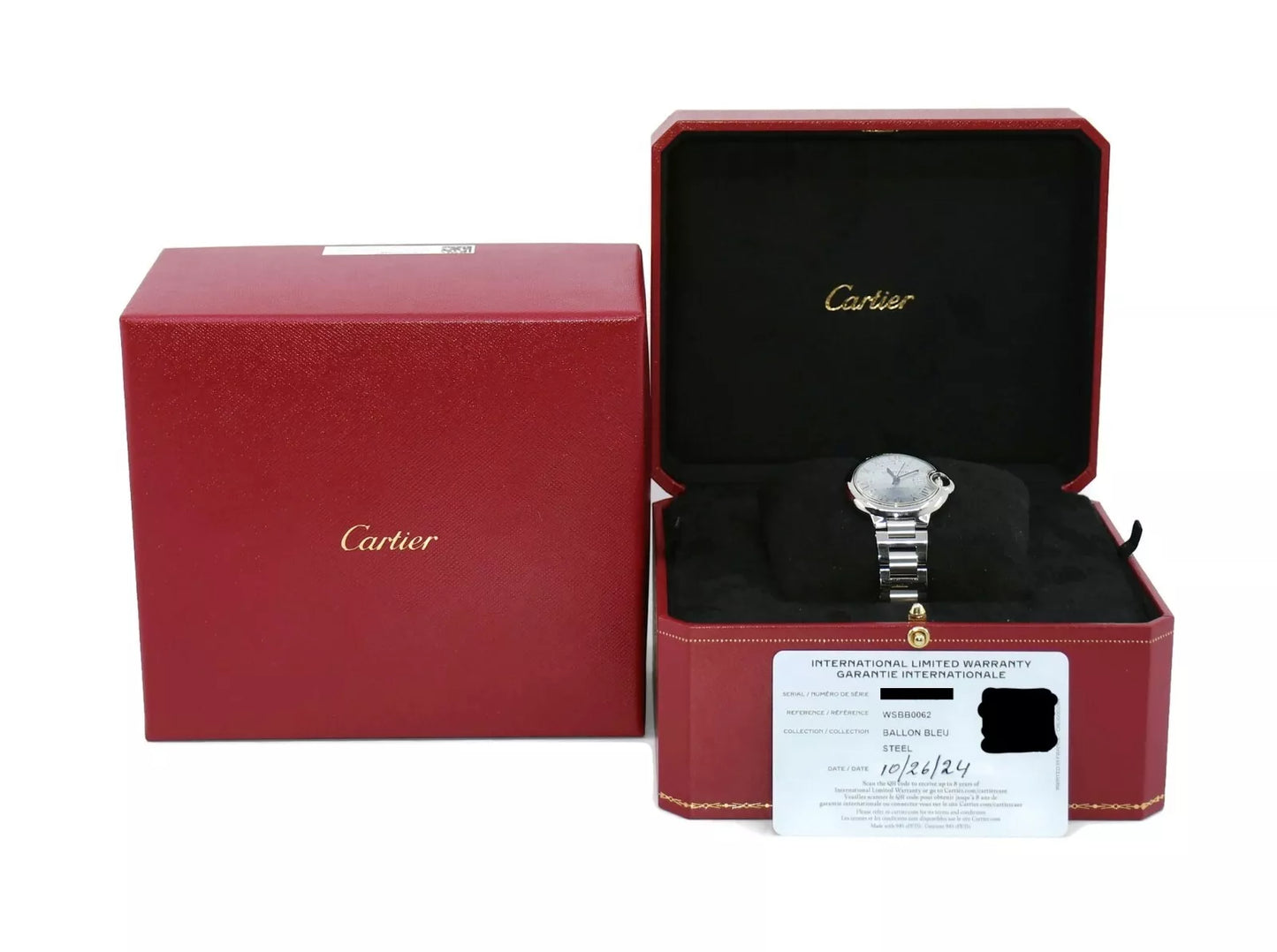 Cartier Ballon Bleu Stainless Steel Watch WSBB0062
