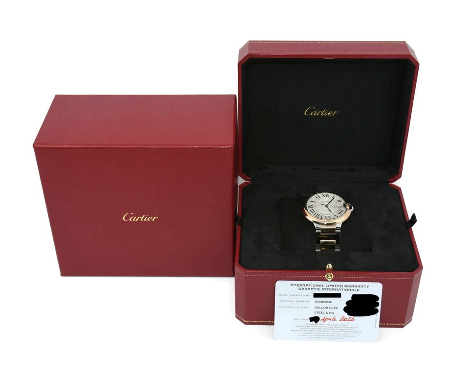 Cartier Ballon Bleu 18K/Stainless Steel Watch W2BB0034