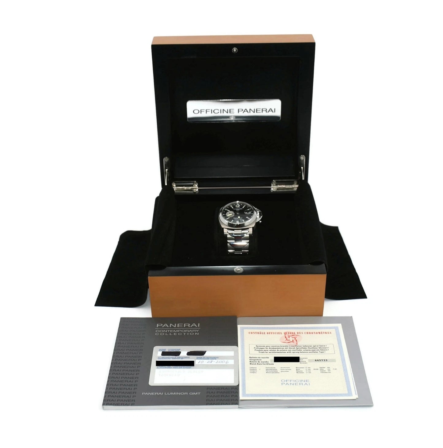 Panerai Luminor GMT Titanium Watch PAM00161