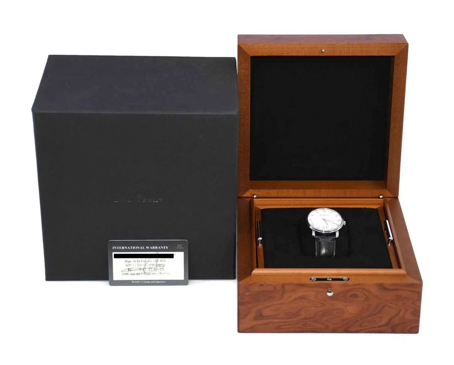 Blancpain Villeret Grande Date Stainless Steel Watch 6669-1127-55B