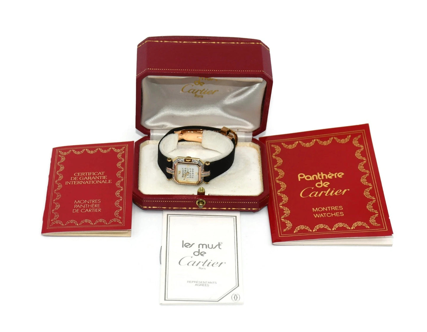 Cartier Panthere Diamond 18K Yellow Gold Watch