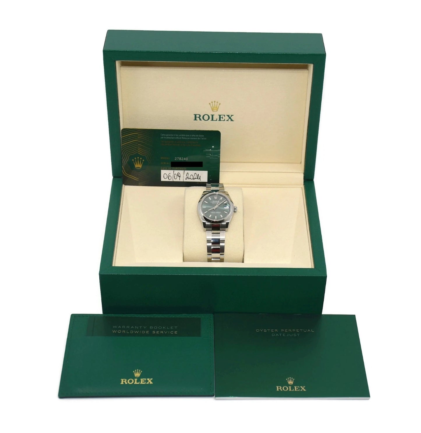 Rolex Datejust 31 Stainless Steel Watch 278240