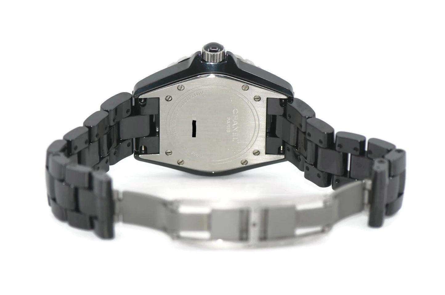 Chanel J12 Diamond Black Ceramic Watch H1626