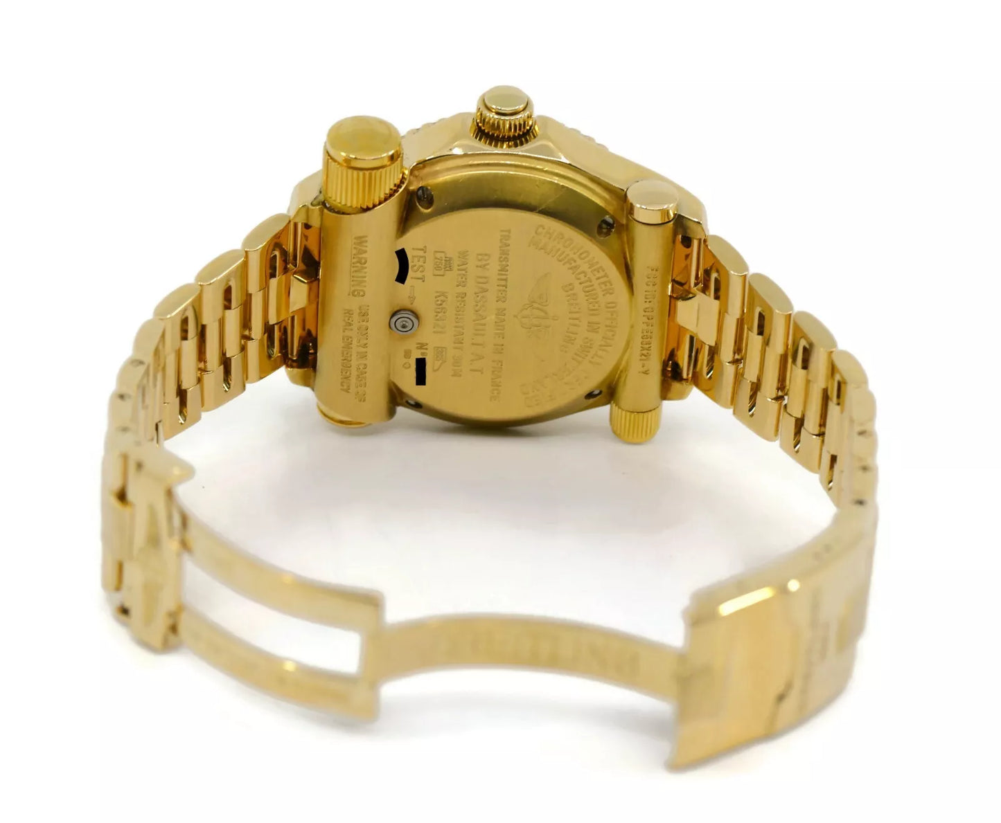 Breitling Emergency 18K Yellow Gold Watch K56321