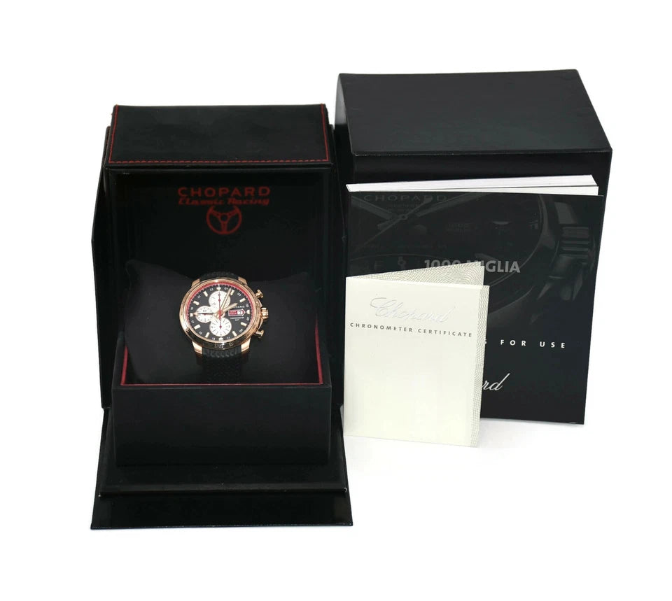 Chopard Mille Miglia Chronograph 18K Rose Gold Watch 161292