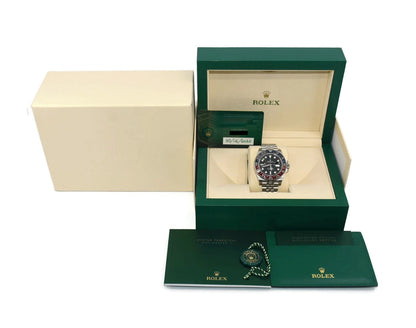 Rolex GMT-Master II Pepsi Stainless Steel Watch 126710BLRO