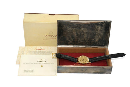 Omega Constellation 18K Yellow Gold Watch 14381/2 SC61
