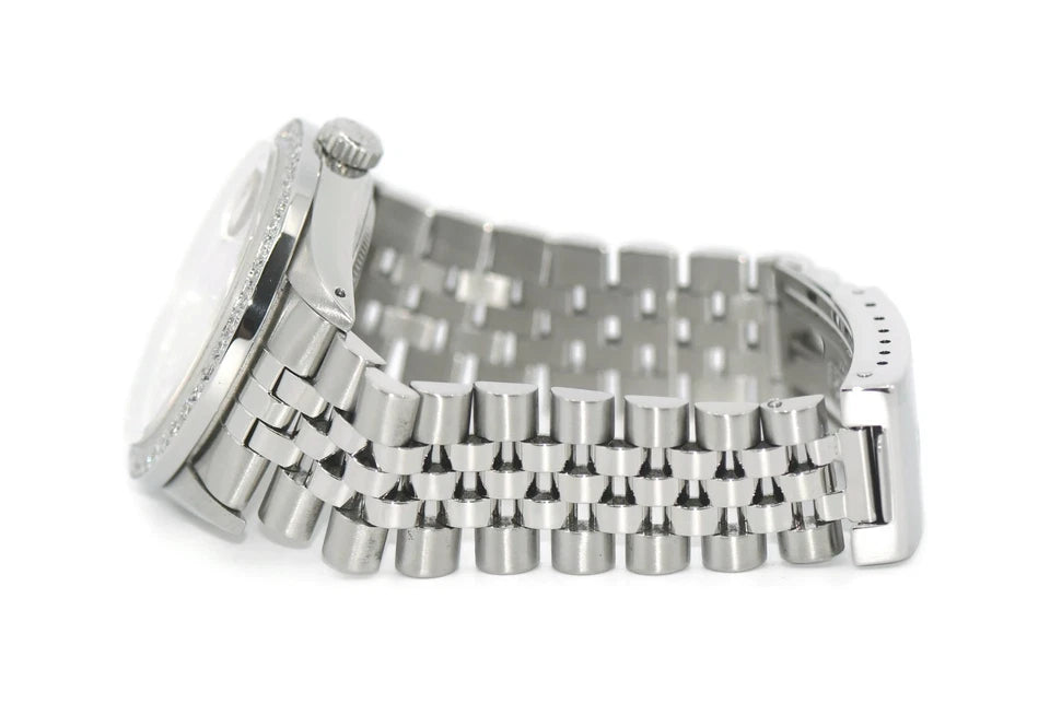 Rolex Datejust Diamond Stainless Steel Watch 16014