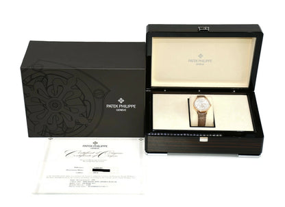 Patek Philippe Complication Diamond 18K Rose Gold Watch 7140R