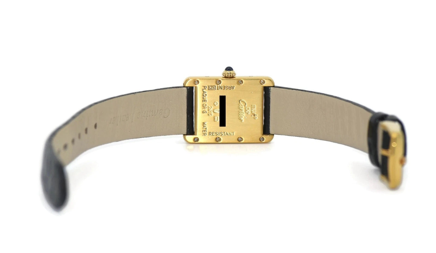 Cartier Tank Must Sterling Silver Watch 2415