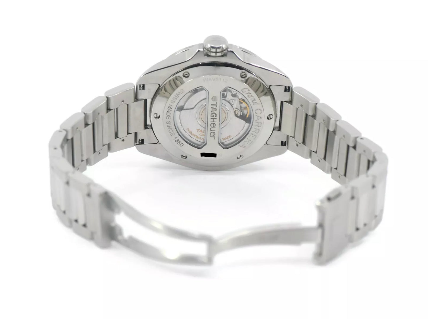 Tag Heuer Grand Carrera Stainless Steel Watch WAV5112