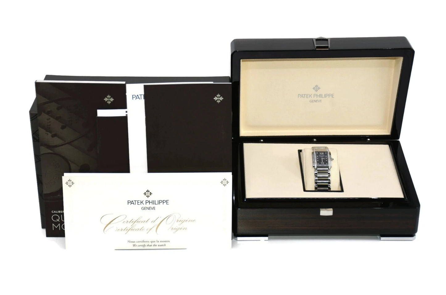 Pate Philippe Twenty-4 Diamond Stainless Stewl Watch 4910/10A-001