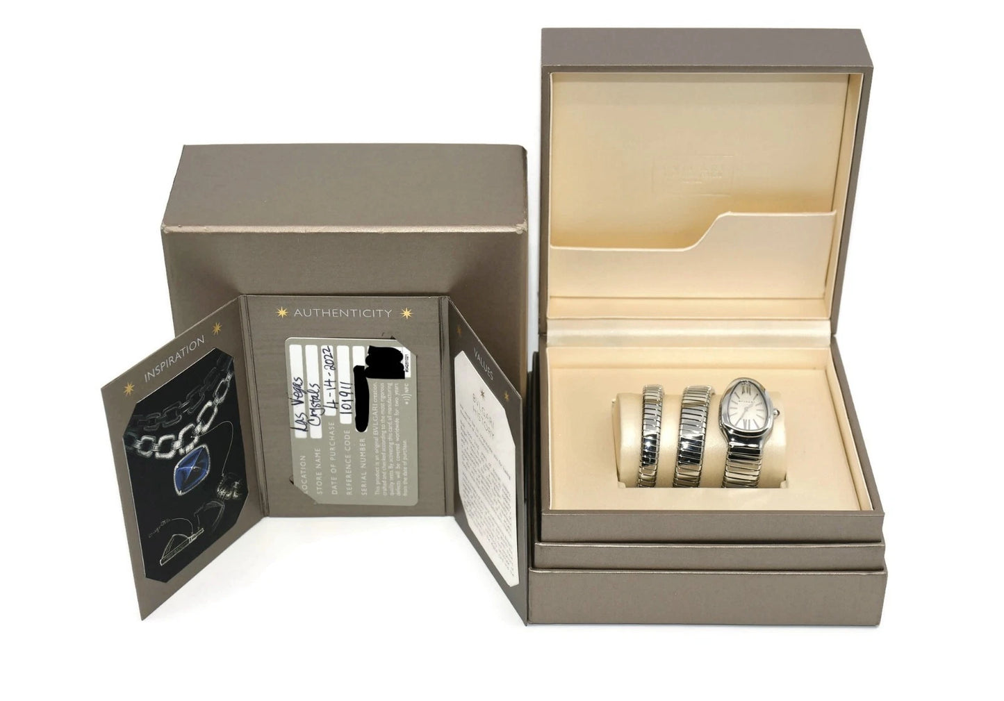 Bulgari Serpenti Stainless Steel Watch 101911