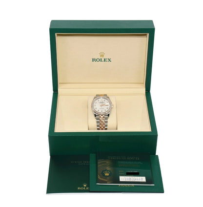 Rolex Datejust Diamond 18K/Stainless Steel Watch 126281RBR