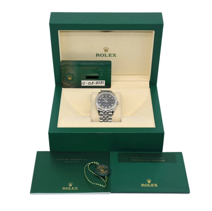 Rolex Datejust Diamond Stainless Steel Watch 126284RBR