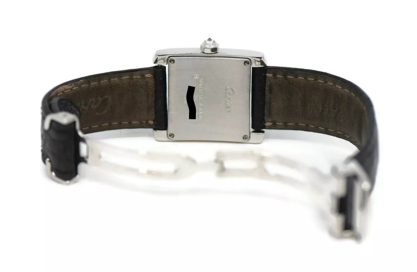 Cartier Tank Francaise Diamond 18K White Gold Watch 2491