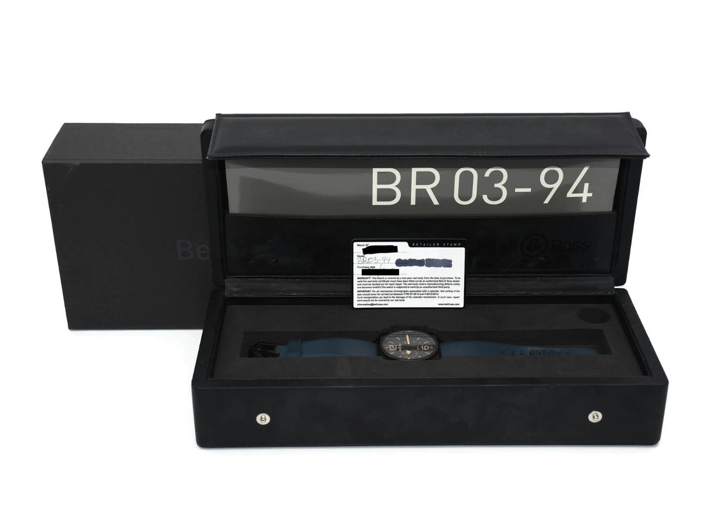 Bell & Ross Aviation Heritage Black Stainless Steel Watch BR0394