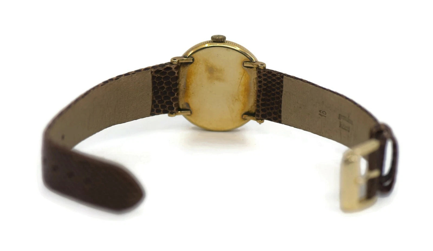 Lecoultre Vintage 10K Gold Filled Coin Watch