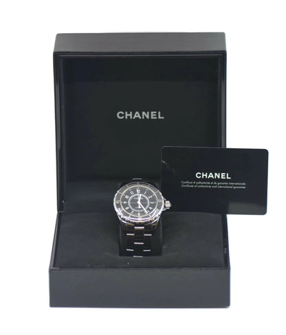 Chanel J12 Black Ceramic Automatic Watch H5697