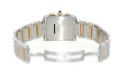 Cartier Tank Chronograph 18K/Stainless Steel Watch W51004Q4