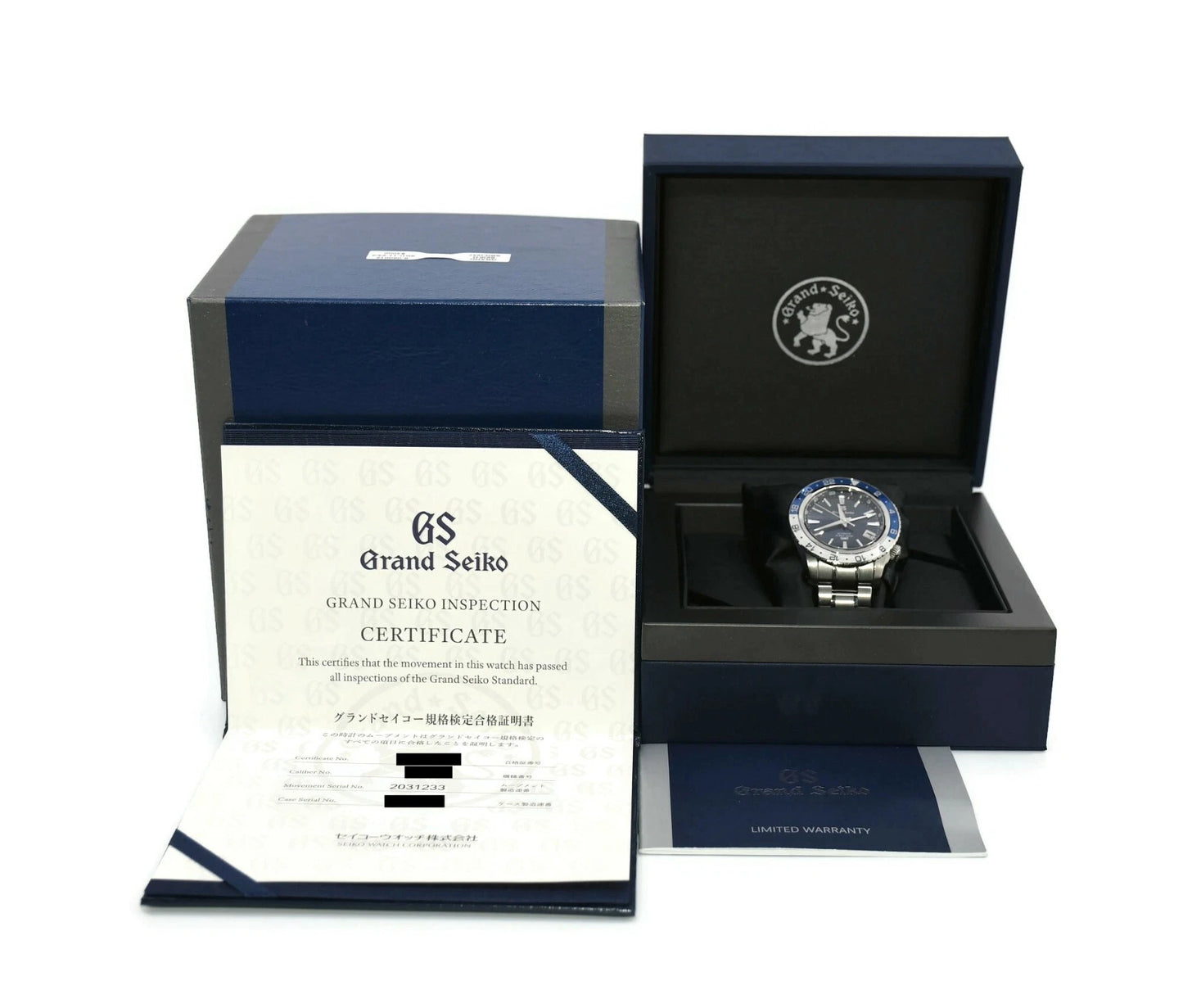 Grand Seiko Sport Blue Stainless Steel Watch SBGJ237