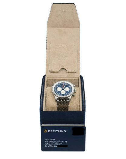 Breitling Navitimer Chronograph Stainless Steel Watch AB0137