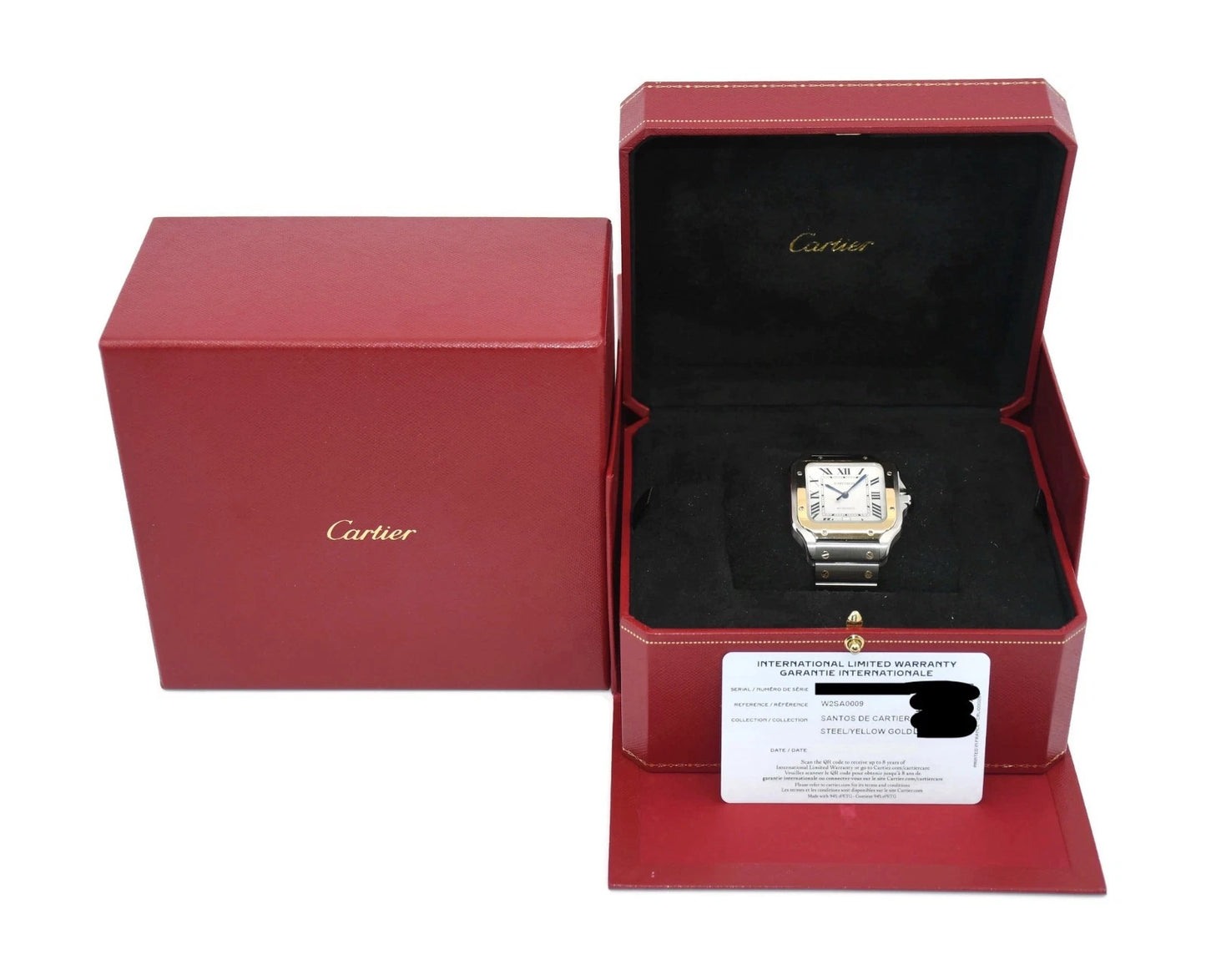 Cartier Santos Large 18K/Stainless Steel Watch W2SA0009