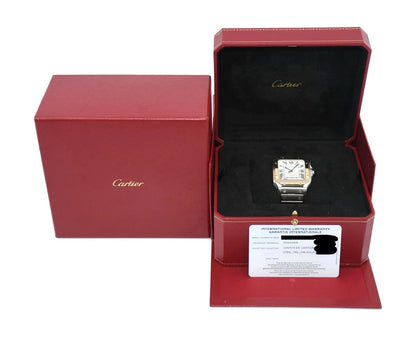 Cartier Santos Large 18K/Stainless Steel Watch W2SA0009