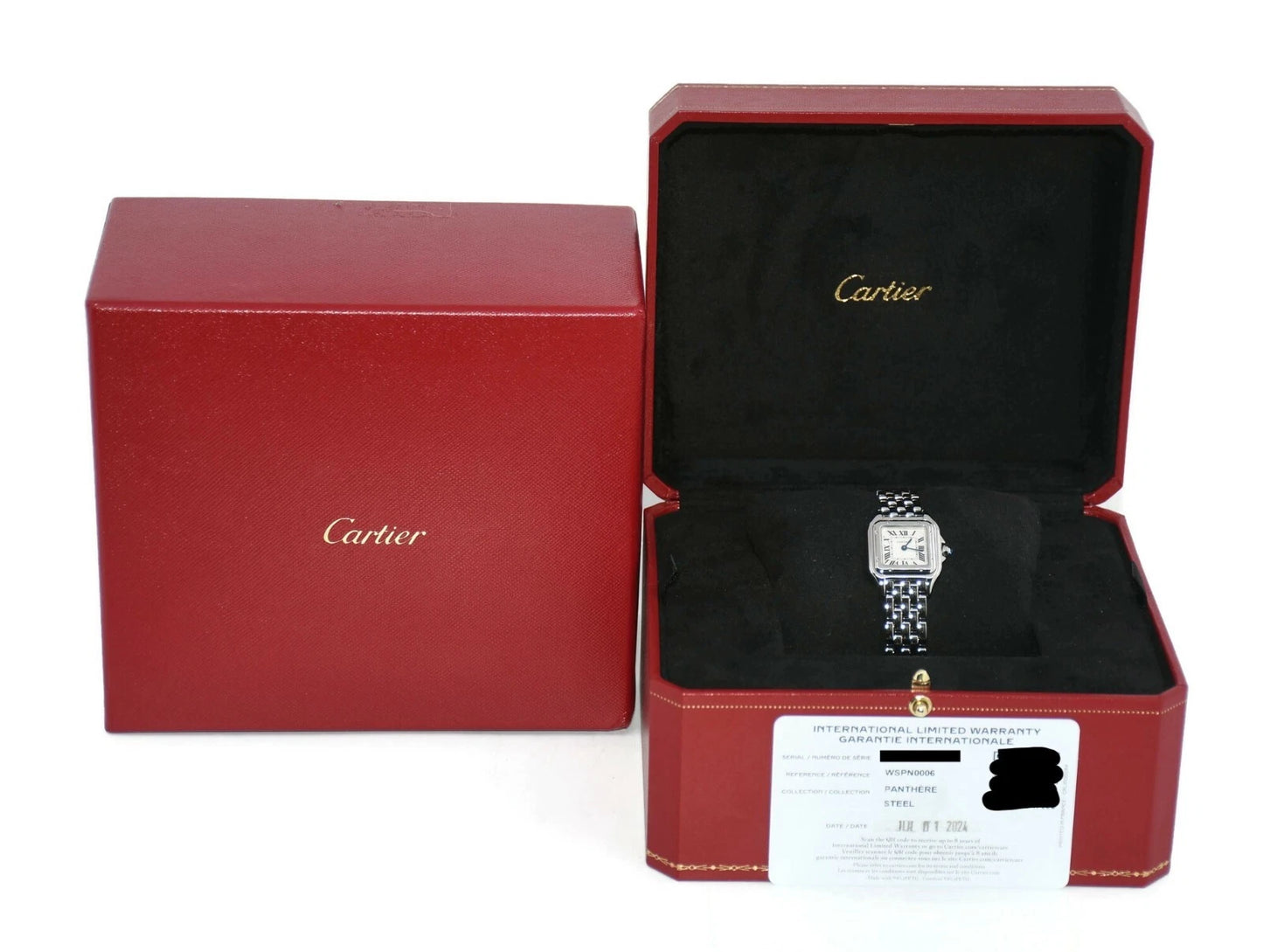 Cartier Panthere Stainless Steel Watch WSPN0006