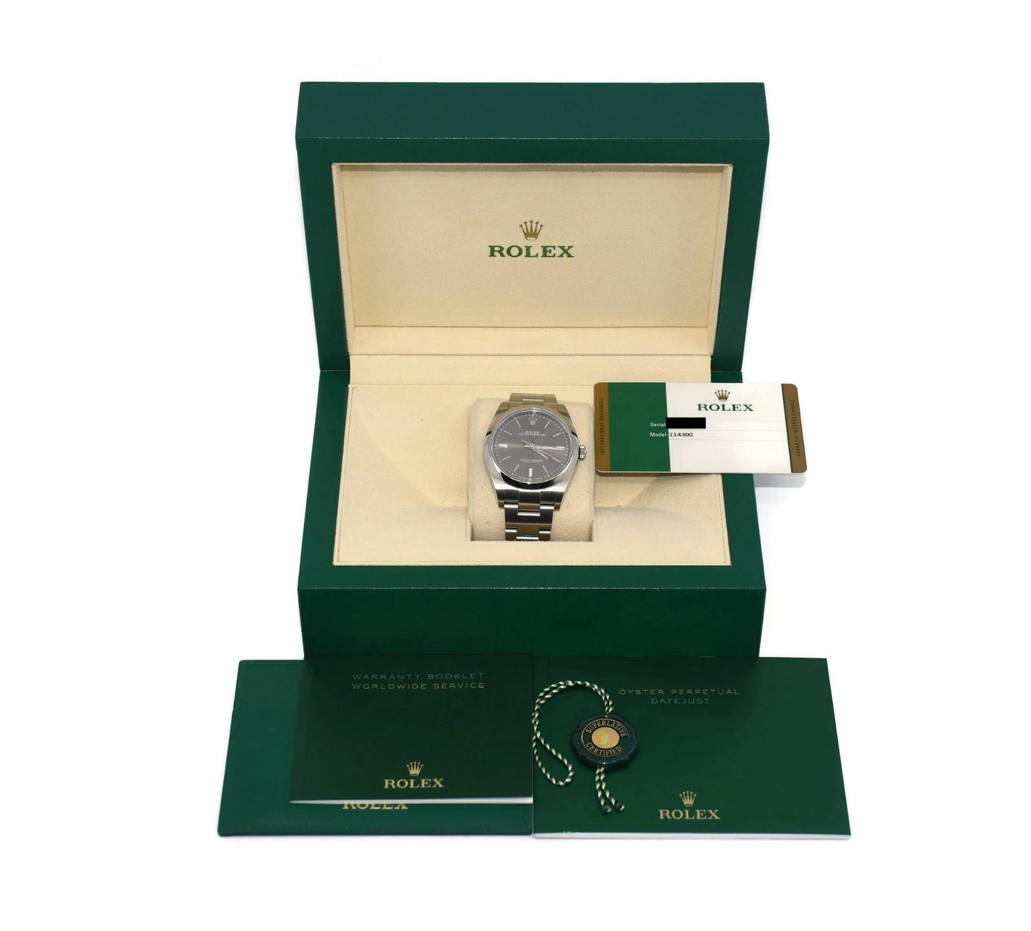 Rolex Oyster Perpetual 39 Stainless Steel Watch 114300