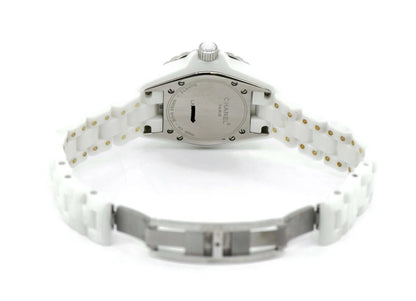 Chanel J12 Diamond White Ceramic Watch H1628