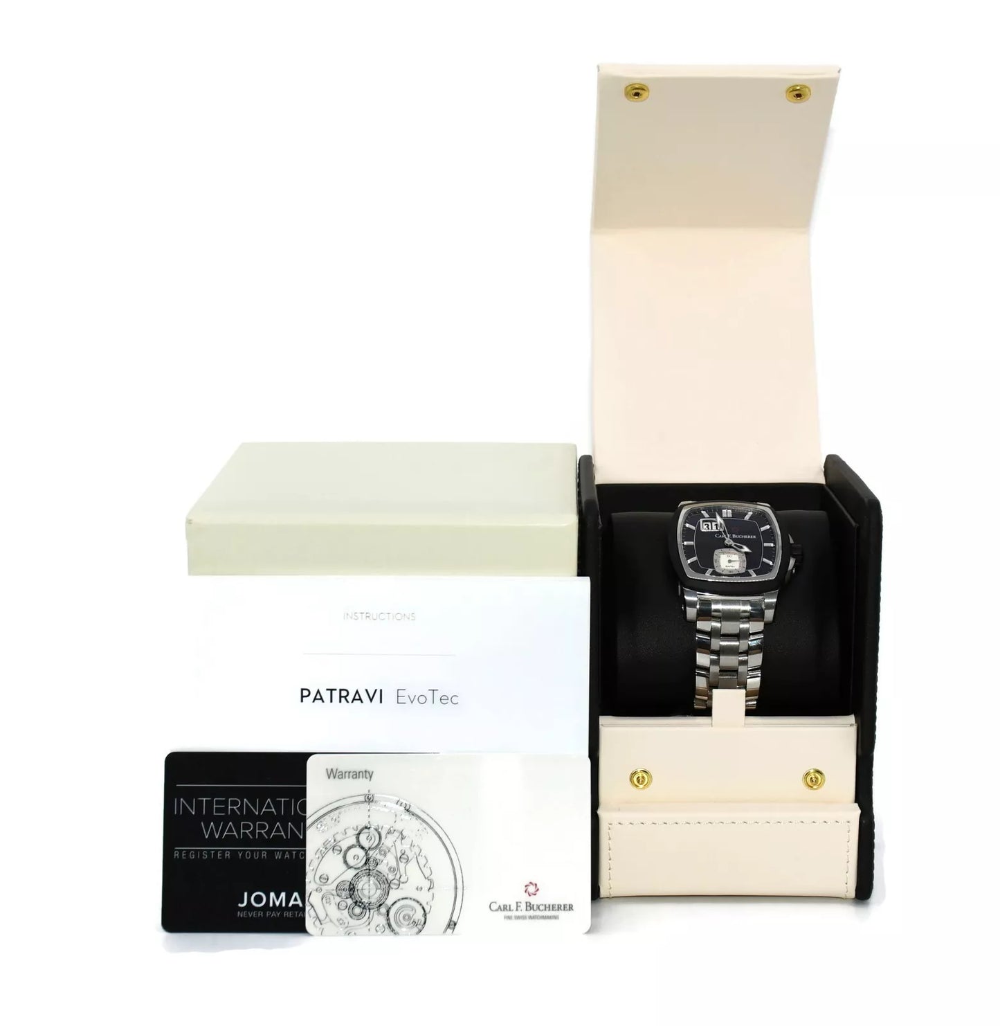 Carl F. Bucherer Patravi Evotec Stainless Steel Watch 00.10628.13.33.21