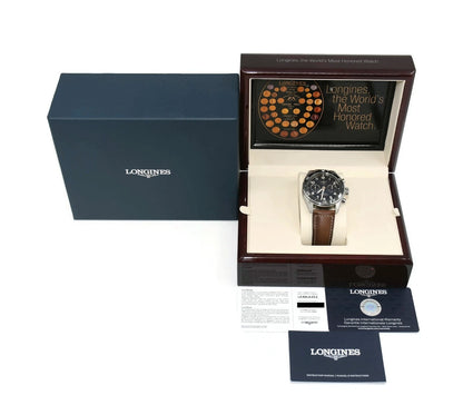 Longines Spirit Chronograph Stainless Steel Watch L38214532