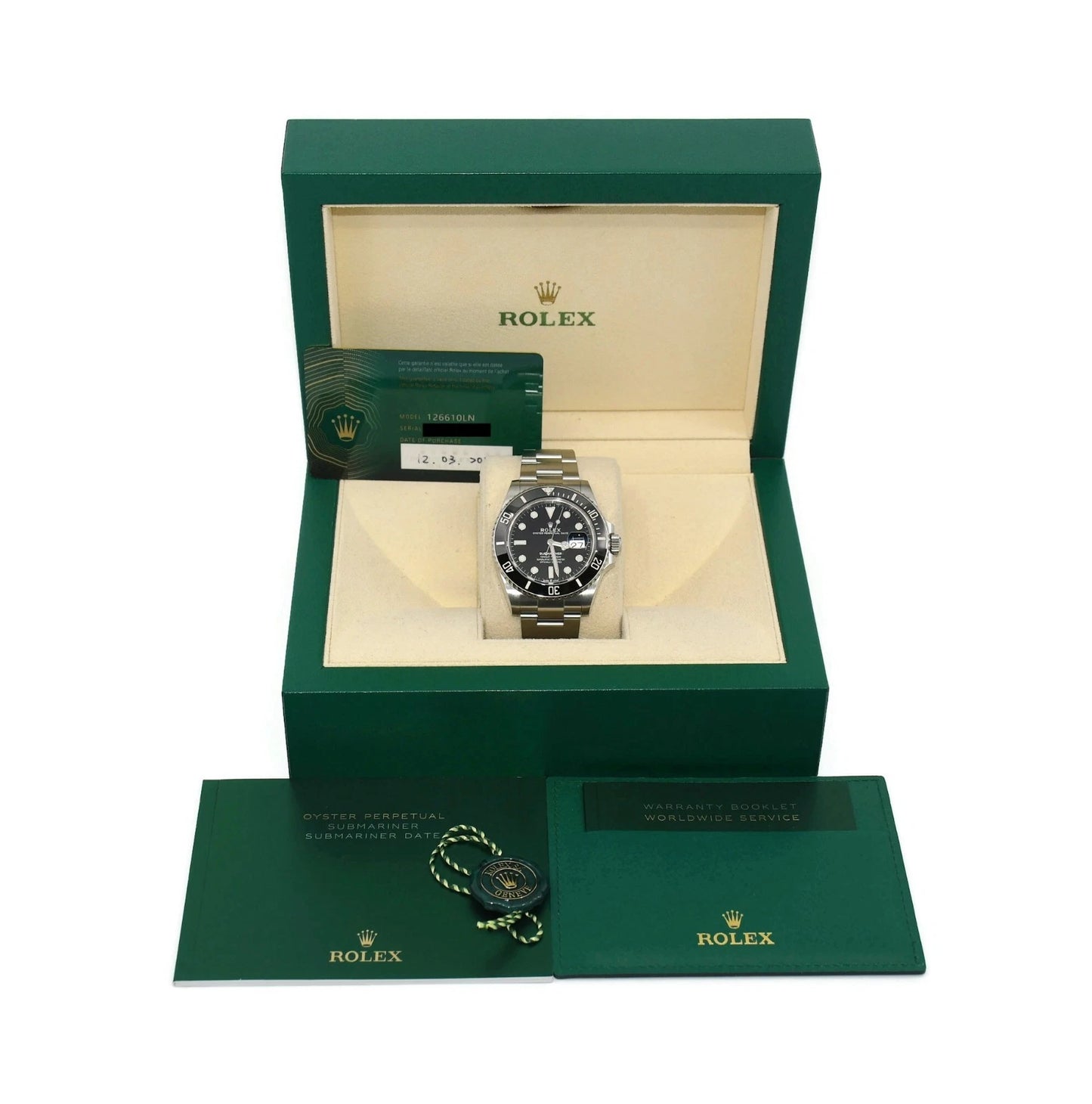 Rolex Submariner 41 Stainless Steel Watch 126610LN