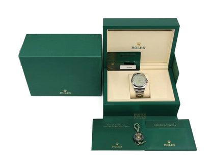 Rolex Oyster Perpetual 41 Pistachio Stainless Steel Watch 134300