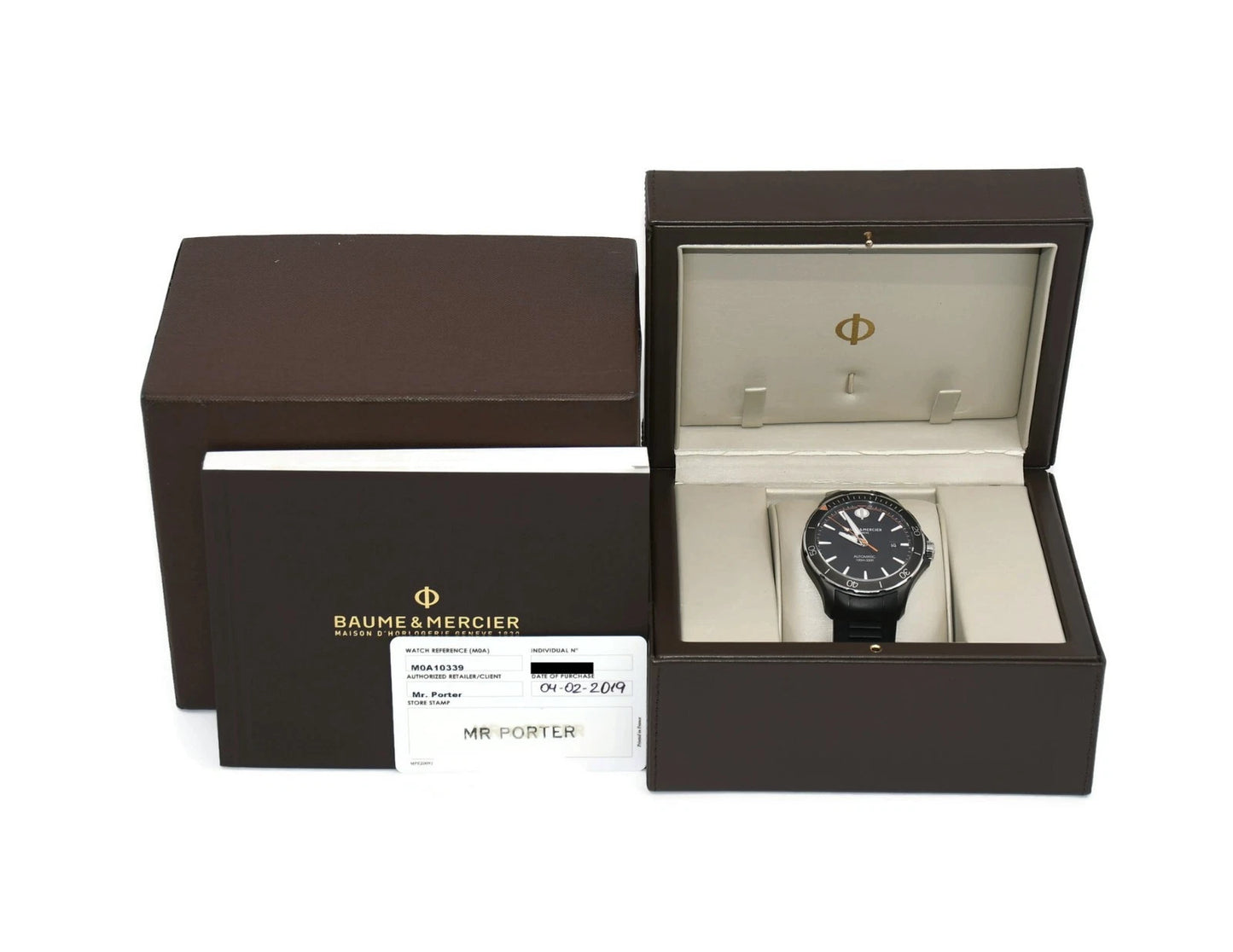 Baume & Mercier Clifton Stainless Steel Watch M0A10339