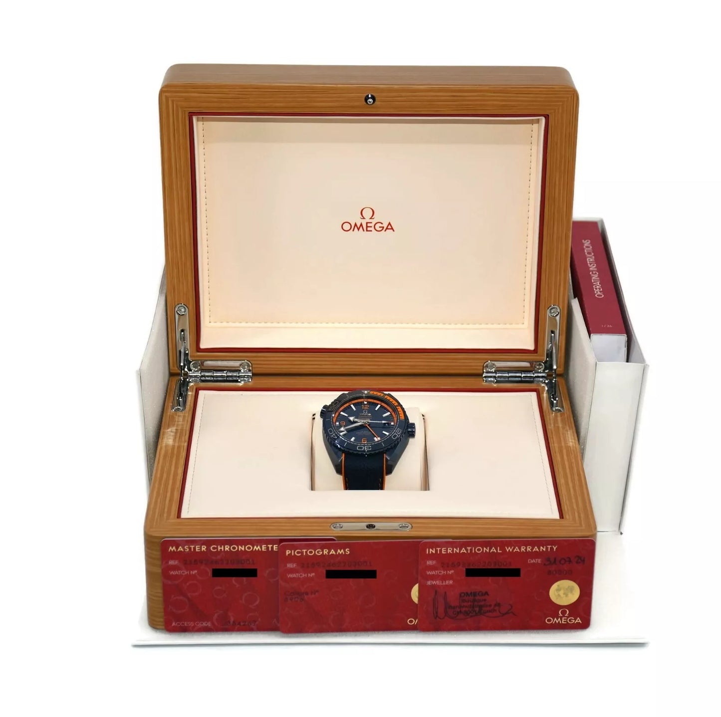 Omega Seamaster Big Blue Ceramic Watch 215.92.46.22.03.001