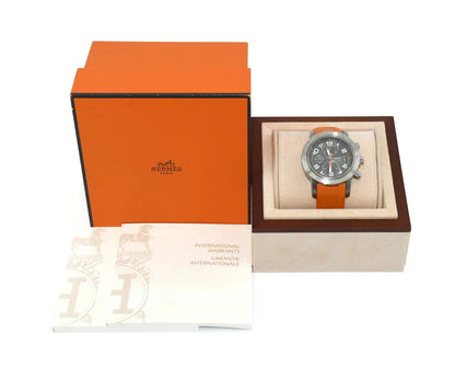 Hermes Clipper Diver Titanium Stainless Steel Watch CP2.941