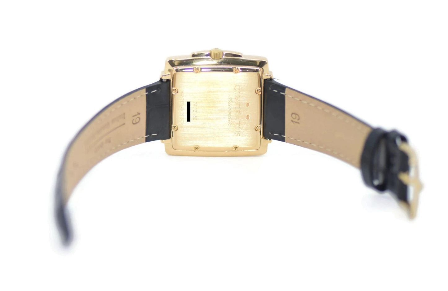 Corum Quadratus 18K Yellow Gold Watch 74.121.56