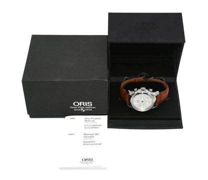 Oris Artelier Chronograph Stainless Steel Watch 7547