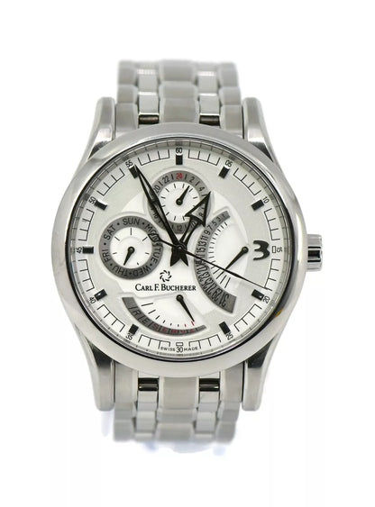 Carl F. Bucherer Manero Retrograde Stainless Steel Watch 10901.08