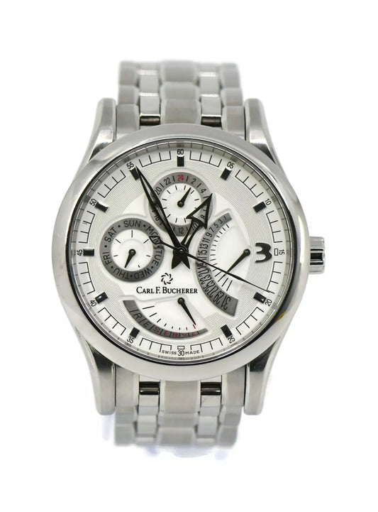 Carl F. Bucherer Manero Retrograde Stainless Steel Watch 10901.08