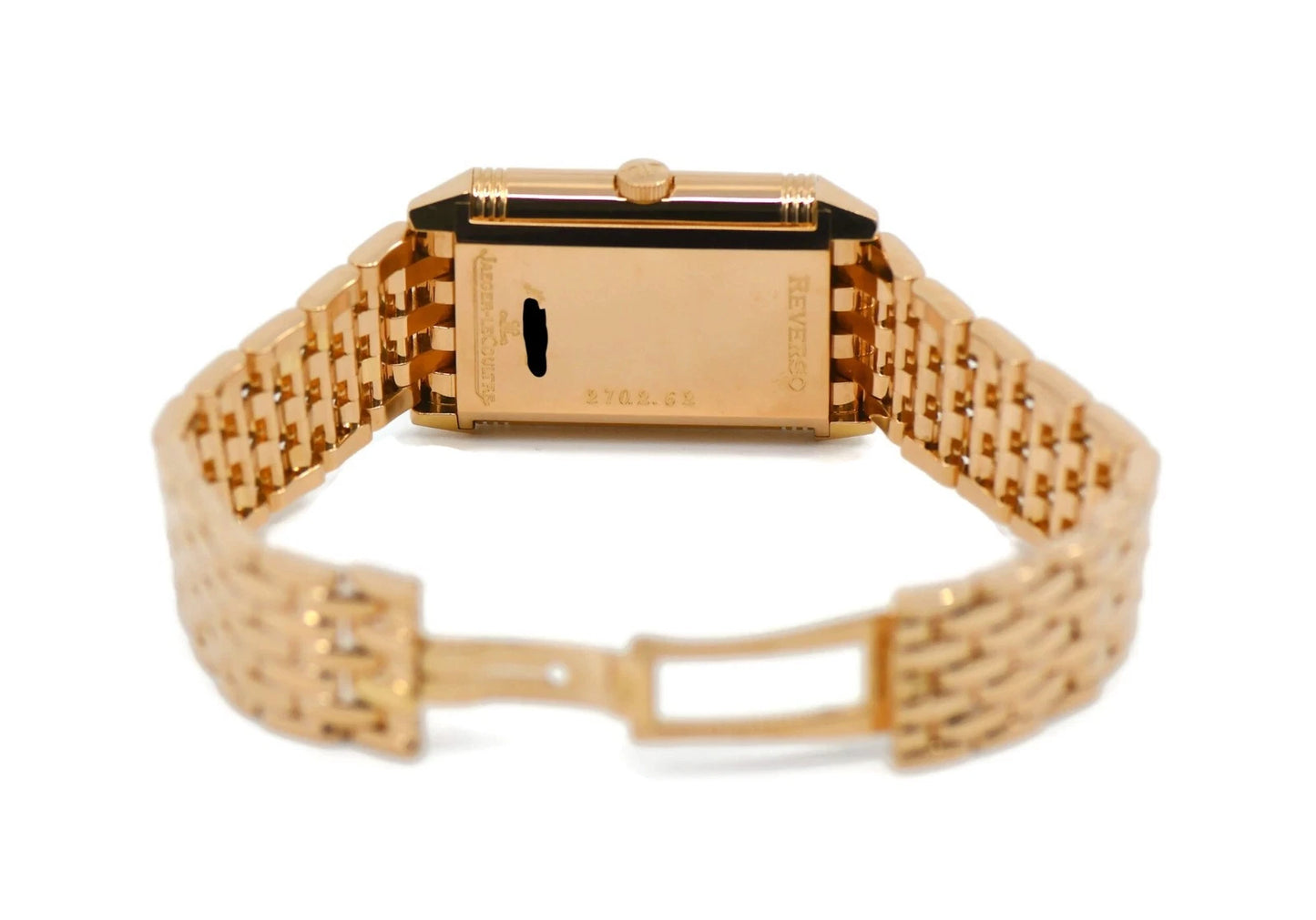 Jaeger LeCoultre Reverso 18K Rose Gold Watch 270.2.62