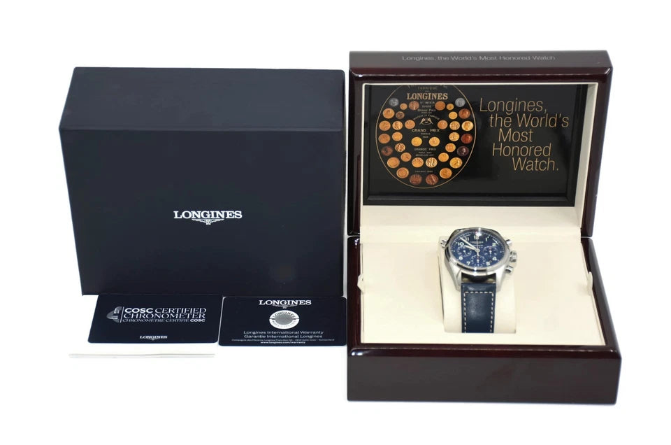 Longines Spirit Chronograph Stainless Steel Watch L38204930