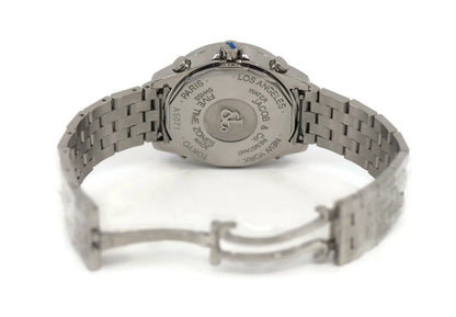 Jacob & Co Five Timezone Diamond Stainless Steel Watch JCM-58DA