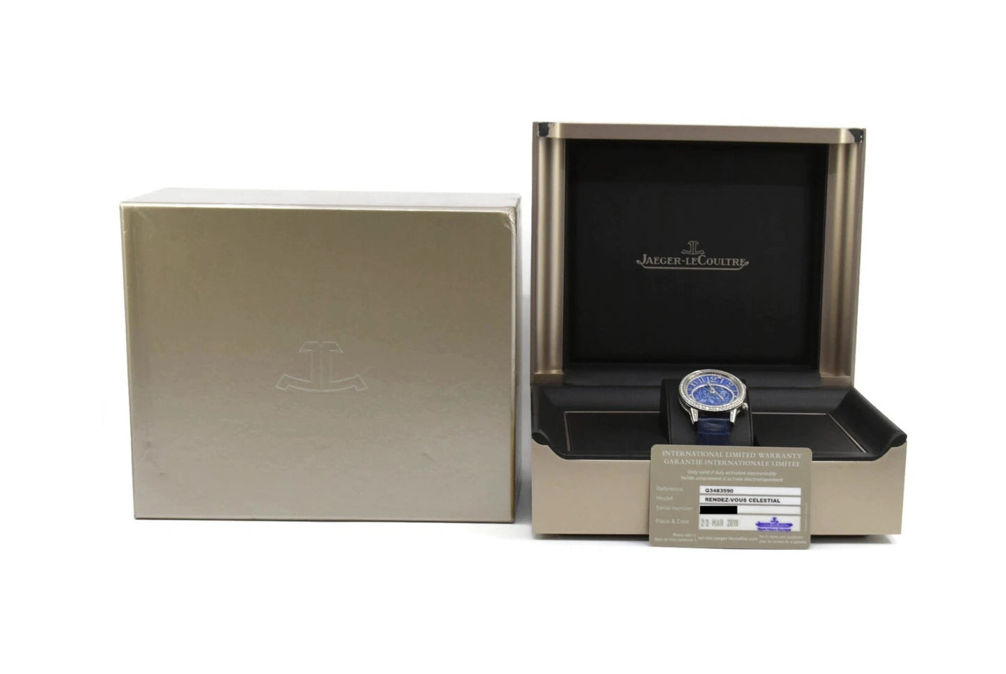 Jaeger LeCoultre Rendez-Vous Celestial Diamond 18K White Gold Watch Q3483590