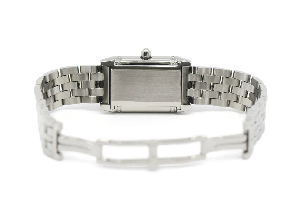 Jaeger LeCoultre Florale Reverso Diamond Stainless Steel Watch Q2658120