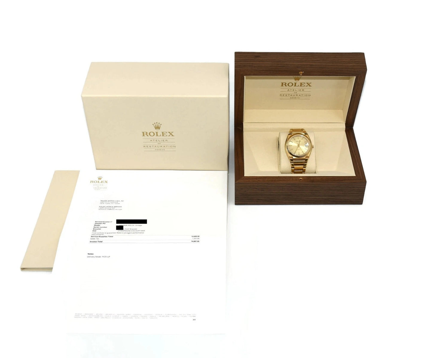 Rolex Oysterquartz 18K Yellow Gold Watch 5100/8