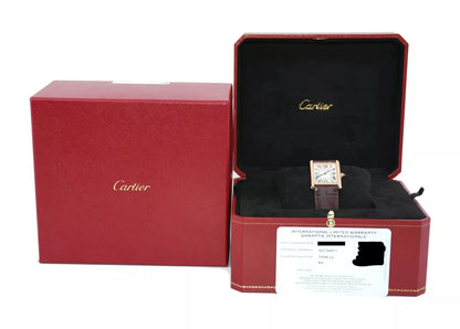 Cartier Tank Louis 18K Rose Gold Watch WGTA0011