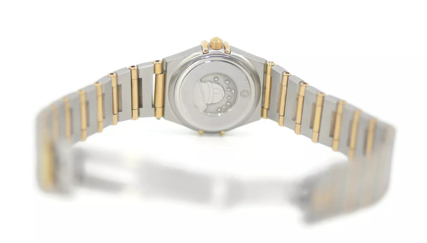 Omega Constellation Two Tone Stainless Steel Watch